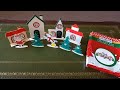 SWEET LITTLE CHRISTMAS village to paint and decorate your own WAY  ☃️🌲