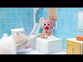 Take A Shower, Naughty Baby Boss! Hamster Take Care Of Baby | Hamster Cartoon