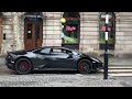 Lamborghini Huracan Evo revving V10