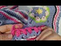 How to Crochet a Mandala Dandelion Blanket Part 12 (R81 -R91)