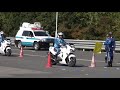 2018.10.21　岡山県警察白バイ安全運転競技大会