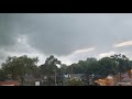 Aug. 7 tornado cloud in Springfield, NJ from the side (x10 speed)