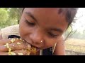 winter season picnic|| COUNTRY CHICKEN CURRY cooking & eating by santali tribe childrens