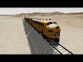 Realistic Train crashes Impossible Circle Rail Line Vs Trains !!! | BeamNG.Drive
