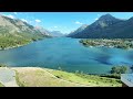 🔴 LIVE cam View from Prince of Whales - Waterton Lake and Town June 25 2024