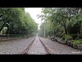 Insomnia Solution - Railroad in the sound of moist rain.Fall asleep within 5 minutes#insomnia #rain