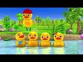 Cinco monitos + Cinco patitos + Cinco gatitas | Y más canciones infantiles | LittleBabyBum!