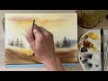 Soft and Dreamy Watercolour - Wet on Wet Technique for Mood and Depth in a Landscape | Demonstration