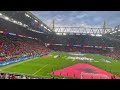 #EURO2024 Italia - Albania - Inno di Mameli cantato dalle due tifoserie. BVB Stadium Dortmund