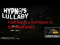 Hypnos Lullaby (Ceepypasta Fan Game)