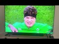 ireland national anthem . Six nations, Ireland vs England.