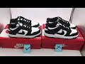 REAL VS FAKE SB Dunk Panda Black White