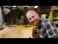 Making the Live Edge Slab Family Dining Room Table With Epoxy Fill For Video Edit