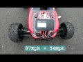 Nitro RC 1/10 Traxxas Jato 3.3, Testing for Speed