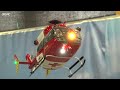 SUPER BIG RC TURBINE HELICOPTER INDOOR FLIGHT I EC-145 RESCUE HELI I MESSE RIED