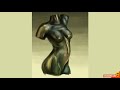 female torso study procreate time-lapse