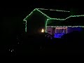 Christmas light show at some dudes house