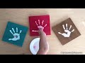 Handprint Art with a Thumbprint Heart Craft