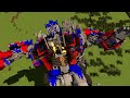 Transformers 2: Forest Battle Minecraft Animation