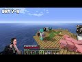 I Survived 100 Days Stranded On ONE BLOCK in An Ocean Only World In Minecraft Hardcore!