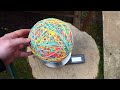 Mega RUBBER BAND BALL VS FAST SHREDDER! AMAZING VIDEO!