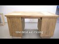 BEAUTIFUL restoration of an UGLY desk