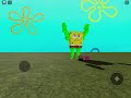 Spongebob beating the heck out of patrick and sans