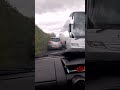 Coach temporarily blocks country lane in Edenbridge, Kent