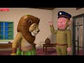 जंगल में भूत चोर - Super Police Bandar Mama | Hindi Rhymes & Cartoons | Infobells #hindicartoons