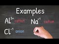 Cations and Anions Explained - What's the difference?!