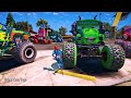 CARS CRAZY MCQUEEN 8X8 MONSTER TRUCK MACK MISS FRITTER CARLA VELOSO RYAN LANEY TOW MATER RACING TOYS