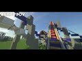The Craziest Minecraft Roller Coaster In 1 Minute vs 1 Hour