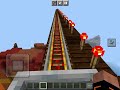 Roller coaster￼ to the grass World in Minecraft ￼