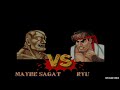 Street Fighter 2 Deluxe Edition Mad Angles Sagat Fight Gameplay