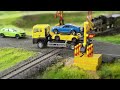 Steam Train and Truck crash on Railroad 😱