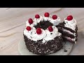 Black Forest Cake Recipe In Kadai | No Egg, No Curd, No Oven, Bakery style Eggless Black Forest Cake