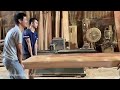 Top Woodworking Ideas || Making A Tea table From Extremely Heavy Solid Wood - Excellent Workmanship