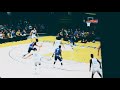 CURRY BROKES PGS ANKLES AND HITS A THREE 🏀