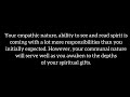 Your ability to see & read spirit—comes with a lot more responsibility than you initially expected.