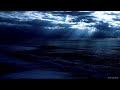 calming sea with ocean sounds - Dark Screen sleep music at night
