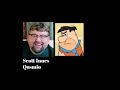 Animated Voice Comparison- Fred Flintstone (Flintstones)