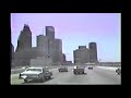 Driving Past Downtown Houston April 1983