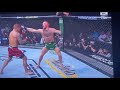 Conor McGregor breaking his ankle during UFC 264 against Dustin Poirier
