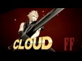 Super Smash Bros. for Wii U - Cloud vs. Mewtwo (Lv. 8)