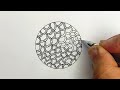 How to Draw Pattern #192 | Zentangle Pattern | Doodle Pattern | Mandala Pattern