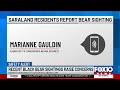 Saraland residents concerned after multiple bear sightings