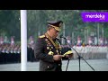[FULL] Pidato Kapolri Minta Maaf ke Rakyat Depan Presiden Jokowi di HUT Polri