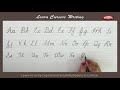 Cursive Writing | Writing Capital and Small Alphabets in Cursive | Alphabets in Cursive Letters