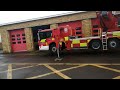 Fire Appliance Practise using Stabilisers & Platform