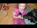 Kynze with the puppies